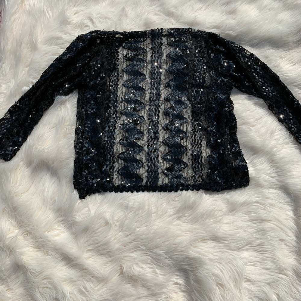 Black Sequins Jacket - image 4